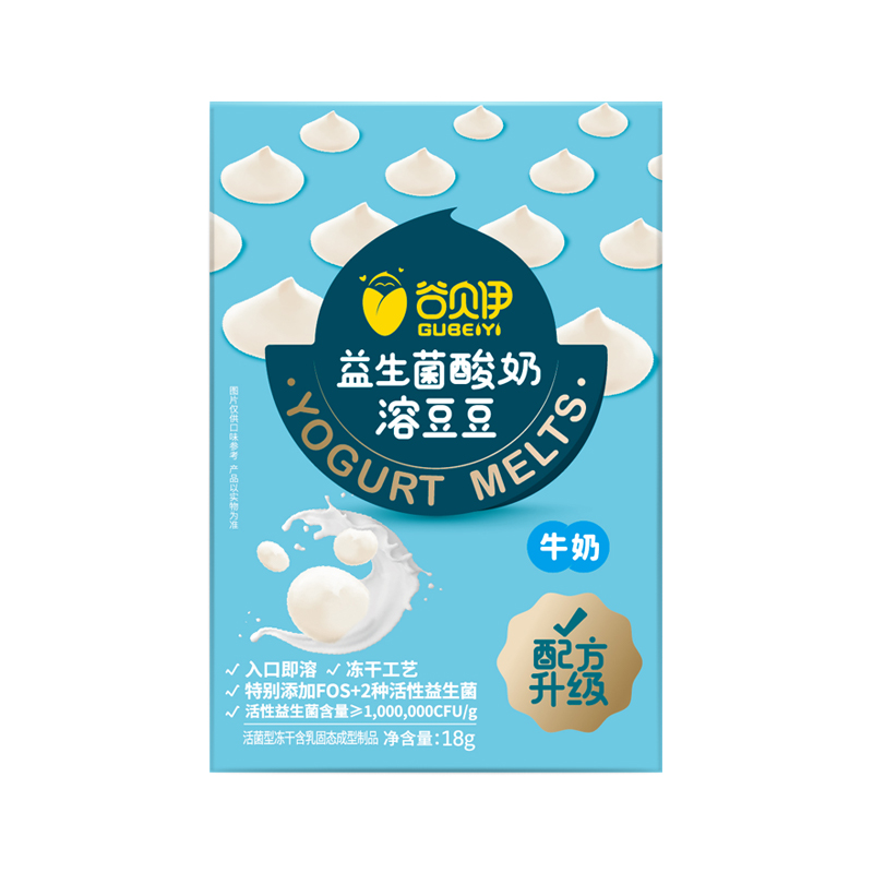 谷貝伊益生菌酸奶溶豆豆（牛奶味）